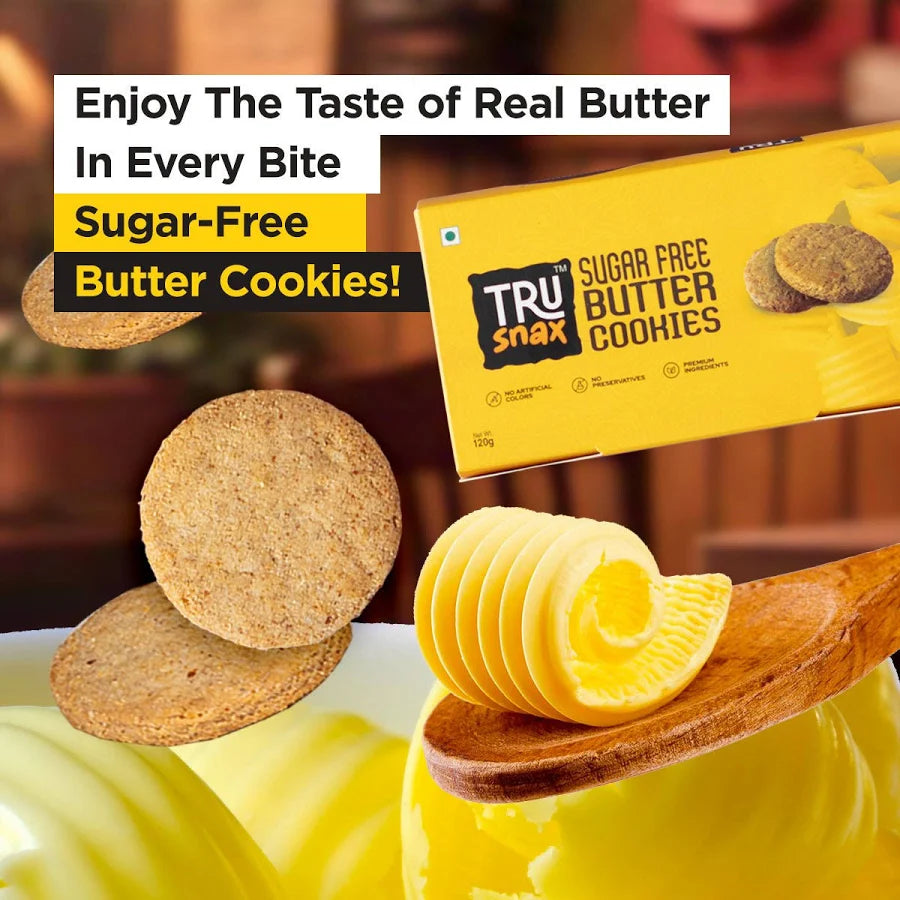 Trusnax sugar free butter cookies 120G