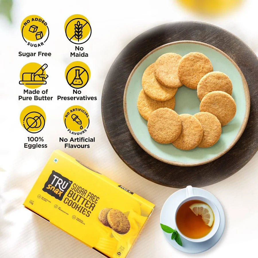 Trusnax sugar free butter cookies 120G