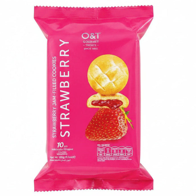 O&T Strawberry Cookies 120G