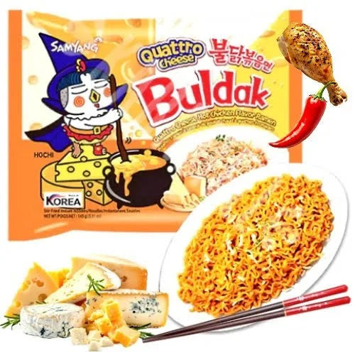 Buldak Chicken Flavour Quattro Cheese 145G
