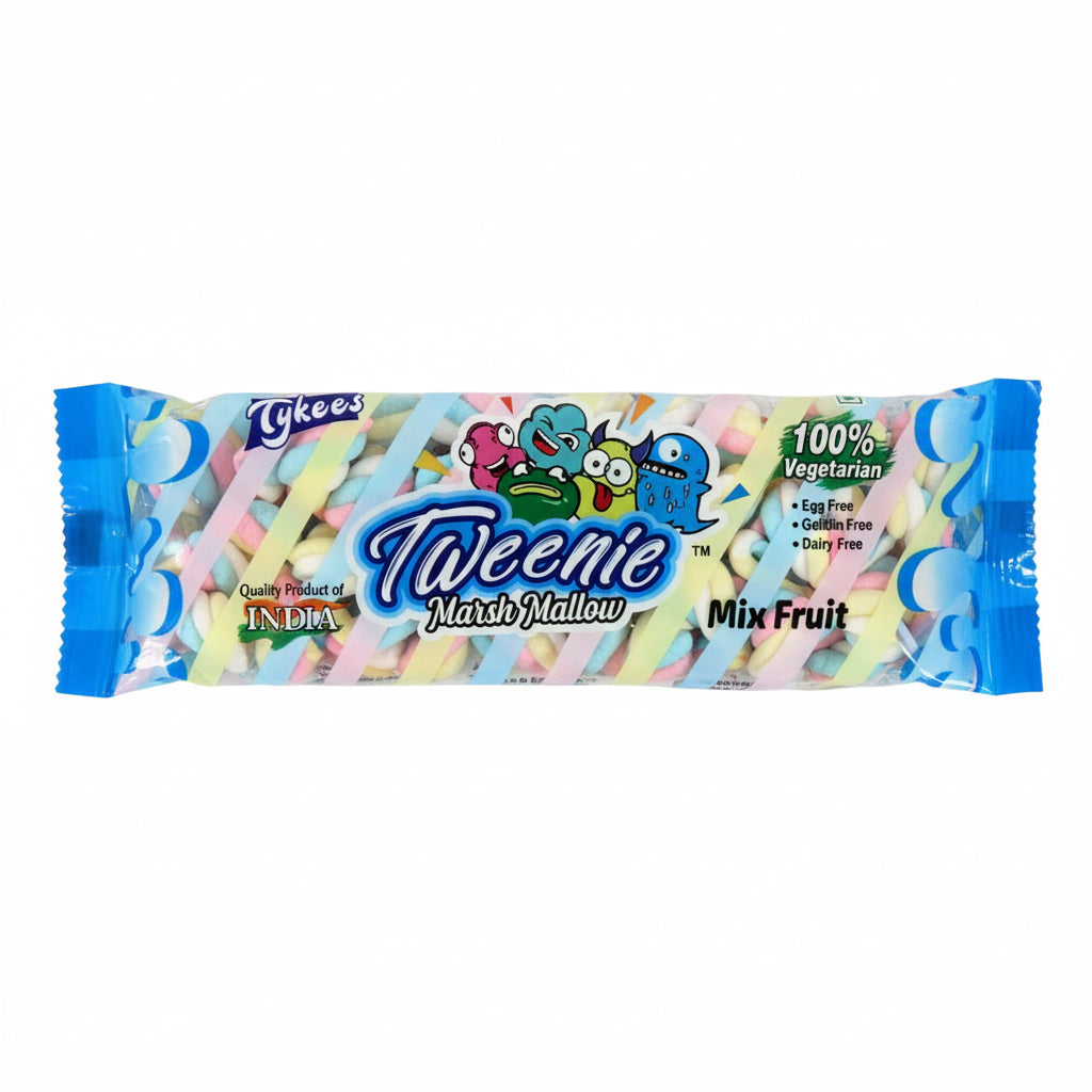 Tykees Tweenie Mix Fruit Marshmellow(Vegan)